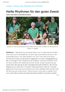 Thumbnail for Heiße Rhythmen für den guten Zweck